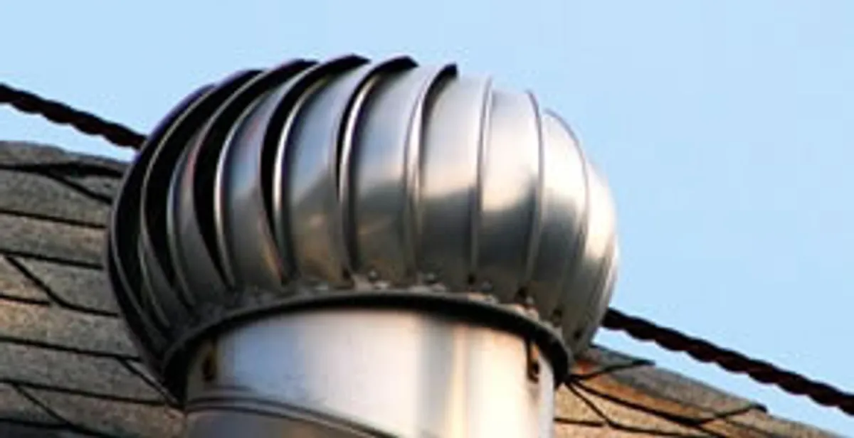 attic fan installation services with professionally installed roof ventilation unit in Peoria, IL