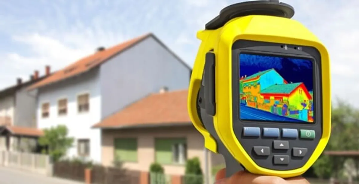 home energy audit service performing exterior thermal inspection to identify energy loss in Peoria, IL